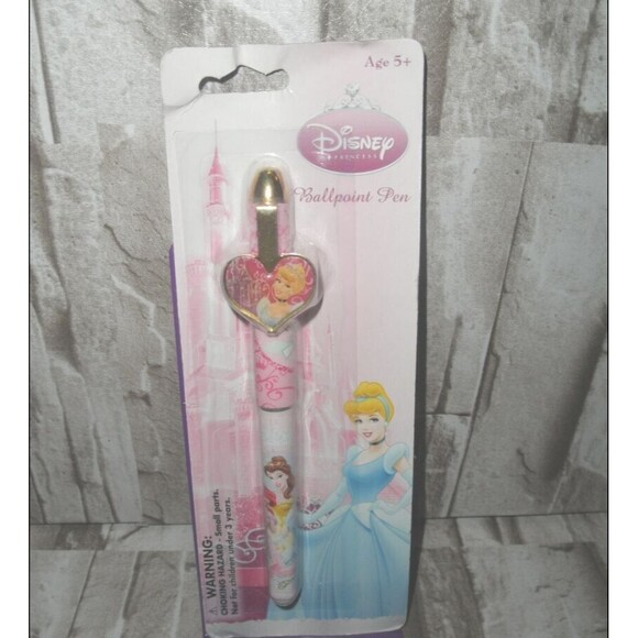 NEW by DISNEY PRINCESS CINDERELLA BALLPOINT PEN AGES 5+ - Picture 1 of 6